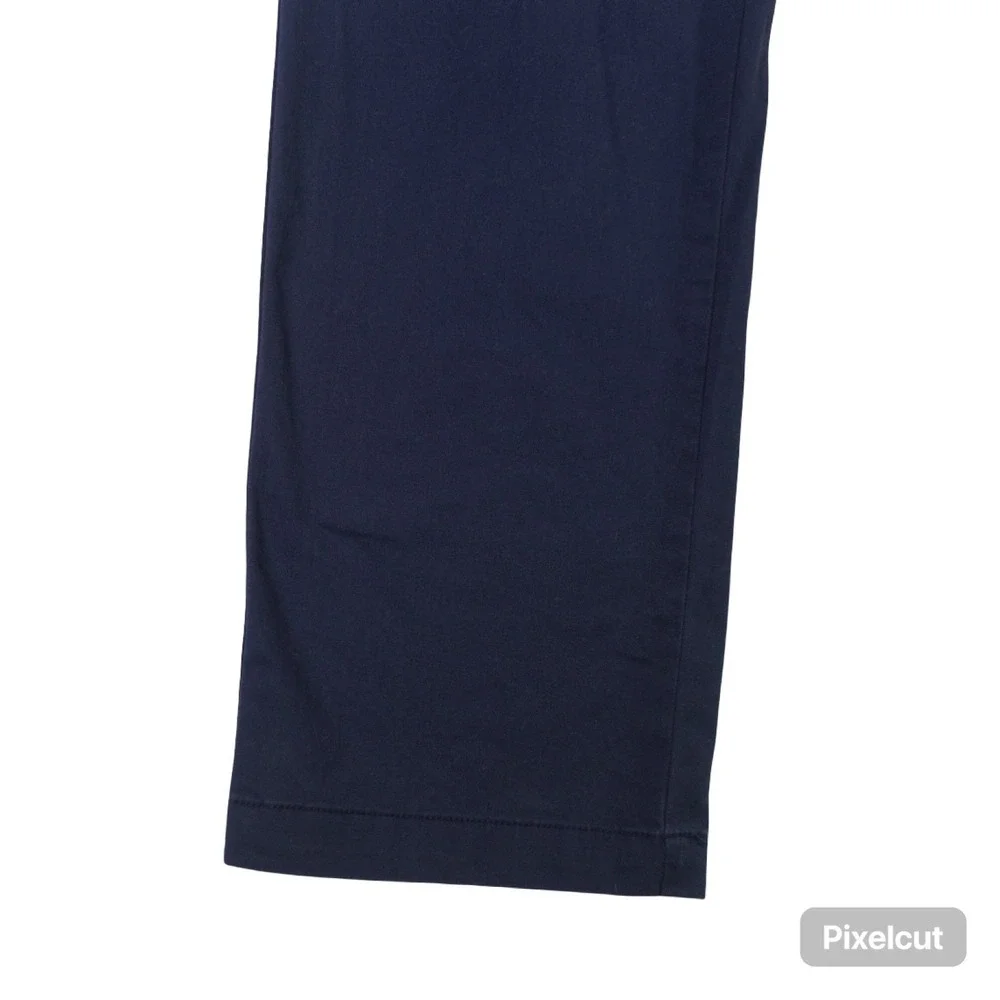Nautica Chino Pants Mens‎ 36x32 Blue All Day Comfort Flat Front Performance